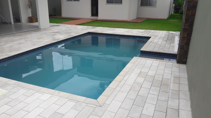 Quartzito São Tomé Branco 20 x 20 - Rochas Brasil